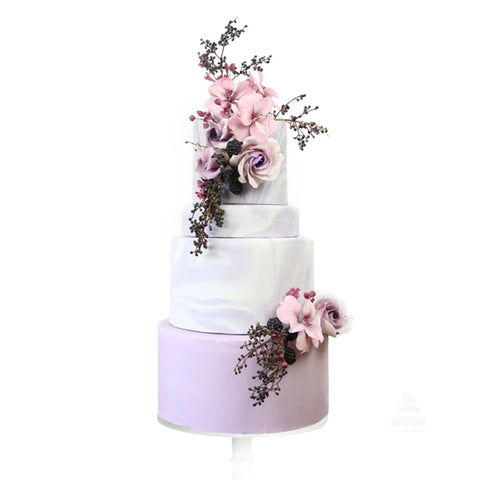 Lavender Wedding, pastel moderno para boda