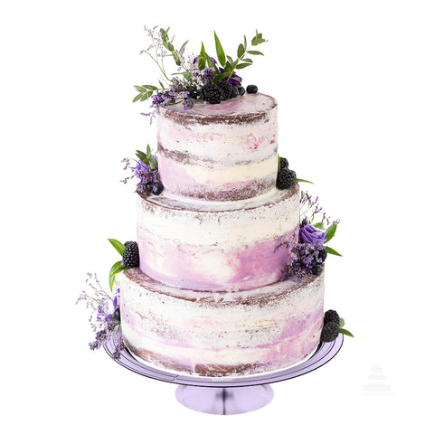 Very naked cake, pastel desnudo con fruta