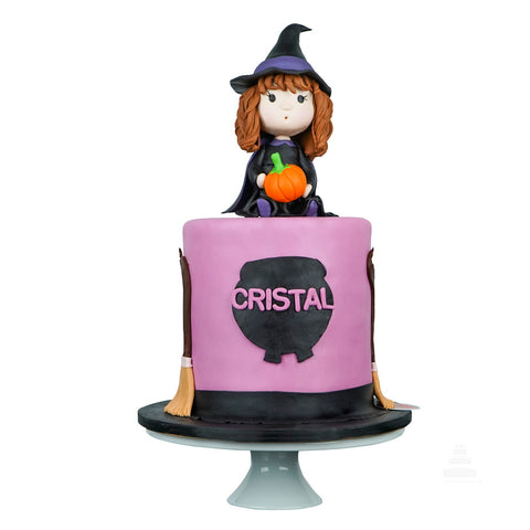 Pastel Brujita y Caldero - Witch and Cauldron Cake