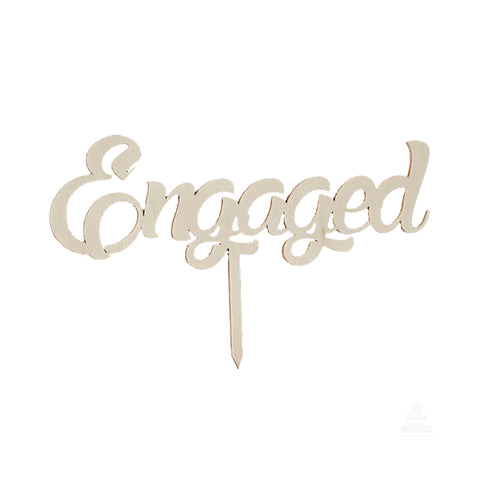 ENGAGED Cake Topper de acrilico