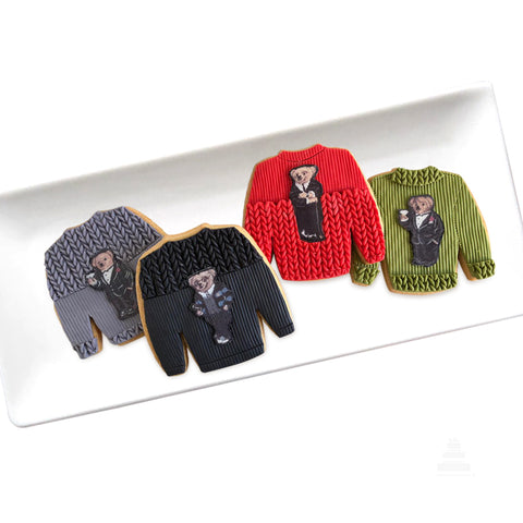 Christmas Sweater, galletas decoradas ugly sweater