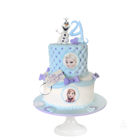 Frozen Cake, pastel decorado de la película