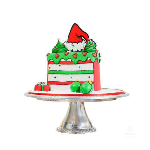 Christmas Cake, pastel de colorido de navidad