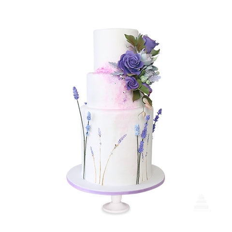 Lavender & Suculents, Pastel con tonos lavanda