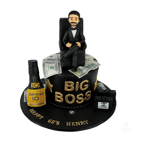 Big boss cake, pastel para regalar a un jefe o papá