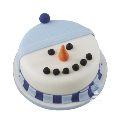 Snowman cake