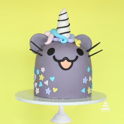 Unicorn Valentine´s Cake, pastel de unicornio