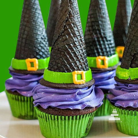 Cupcakes Witch, cupcakes decorados para halloween