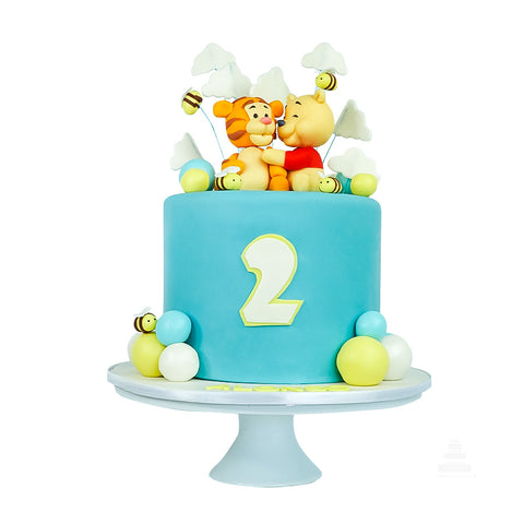 Baby Pooh Cake, pastel de Winnie y Tiger bebés