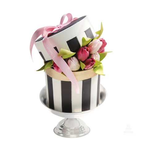 Tulip Box, hermoso pastel floral para regalar a mujer