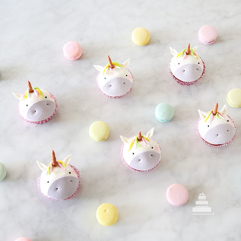 Unicorn cupcakes, pastelillos decorados