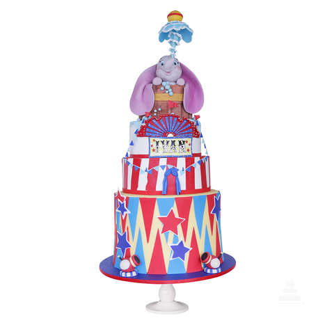 Pastel decorado en fondant, Dumbo's Cake