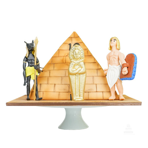 Egyptian Pyramid Cake, pastel de pirámide egipcia