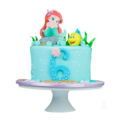 Little Mermaid Cake, pastel pequeña sirenita